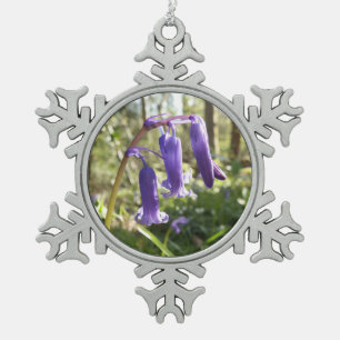 Bluebells-Schneeflocke-Verzierung Schneeflocken Zinn-Ornament