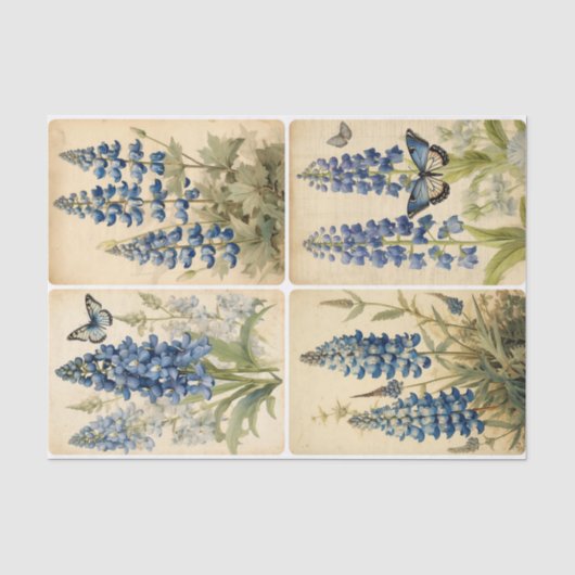 Bluebells Seidenpapier (Vorderseite)