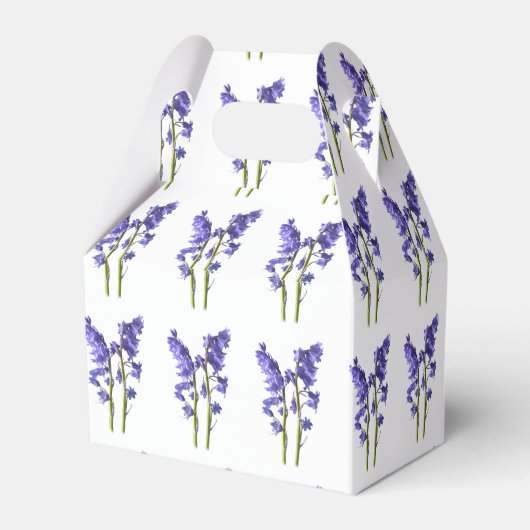 Bluebells Stoffmuster Muster. Geschenkschachtel (Rückseite)
