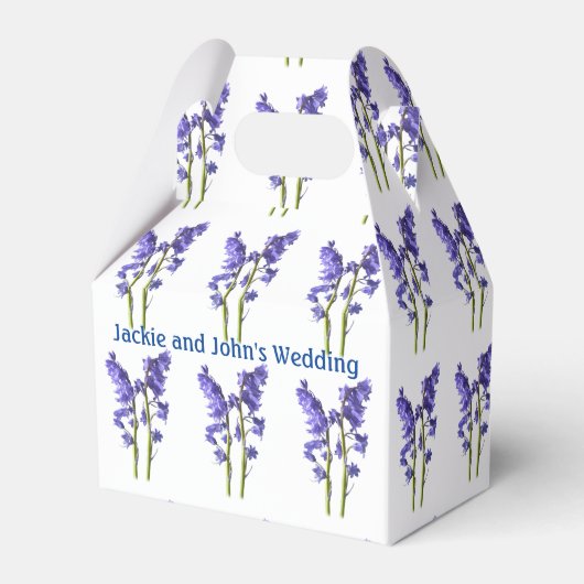 Bluebells Stoffmuster Muster. Geschenkschachtel (Vorderseite)
