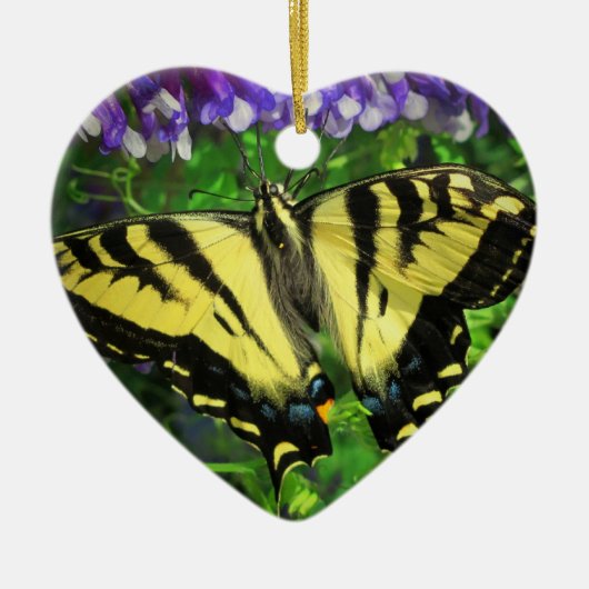 Bluebells und Butterfly Keramikornament (Vorne)