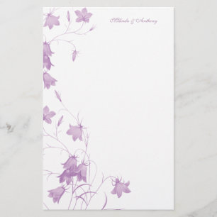 Bluebells - Violet 5.5 x 8.5 Stationierung Briefpapier
