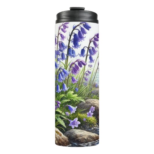 Bluebells von Streamside Thermosbecher (Vorderseite)