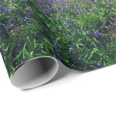Bluebells Wald Bloral modern elegant Beautiful Geschenkpapier (Rolleneckpunkt)