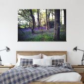 Bluebells Wald Bloral modern elegant Beautiful Leinwanddruck (Insitu (Schlafzimmer))