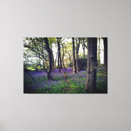 Bluebells Wald Bloral modern elegant Beautiful Leinwanddruck
