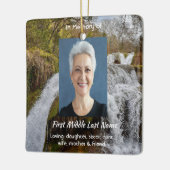 Bluebells Waterfall Landscape  Memorial Keepsake  Keramikornament (Links)