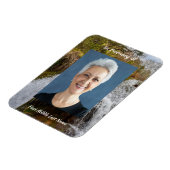 Bluebells Waterfall Landscape   Memorial Keepsake  Magnet (Linke Seite)