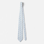 Bluebells White Neck Tie Krawatte (Vorderseite)