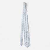 Bluebells White Neck Tie Krawatte (Rückseite)