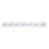 Bluebells White Ribbon Satinband (Vorderseite)