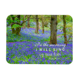 Bluebelwald in Schottland, Bibelversen Magnet