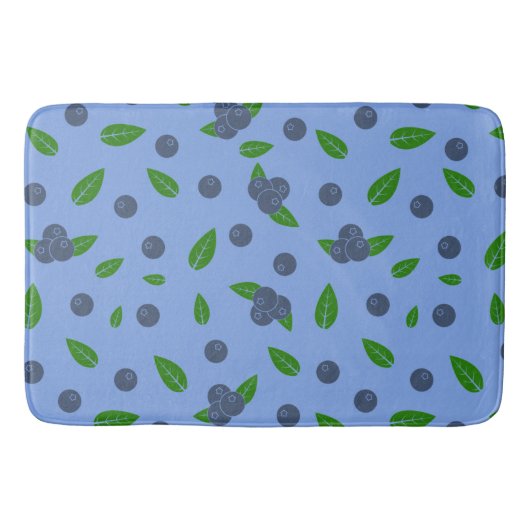 Bluebermuster Bath Mat Badematte (Vorderseite)