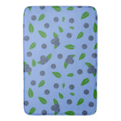 Bluebermuster Bath Mat Badematte (Vorderseite Vertikal)