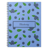 Bluebermuster-Notebook Notizblock (Vorderseite)