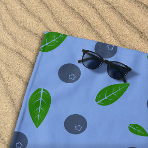 Bluebermuster Strandtuch