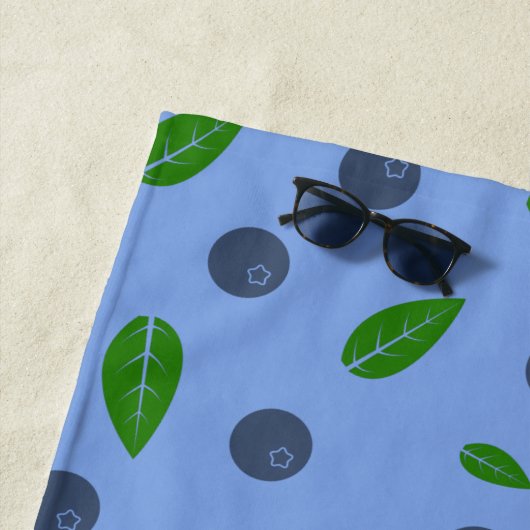 Bluebermuster Strandtuch (Beispiel)