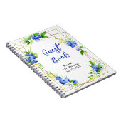 Blueberries and Foliage Birthday Guest Book Notizblock (Rechte Seite)
