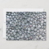 Blueberries Art Einladung (Vorderseite)