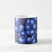 Blueberries BlackBerry Watercolor Seamless Patt Kaffeetasse (Mittel)