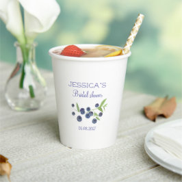 Blueberries Blueberry Frucht Brautparty Party Pappbecher