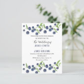 Blueberries Blueberry Frucht WasserfarbenWedding (Stehend Vorderseite)