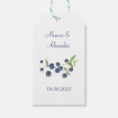 Blueberries Blueberry Fruits Wedding Party Geschenkanhänger (Vorderseite)