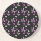Blueberries Confetti Frucht und Punkte Getränkeuntersetzer (Vorne)