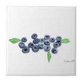 Blueberries Früchte Küchendekoration Fliese (Vorderseite)