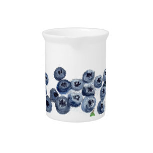 Blueberries Früchte Küchendekoration Krug