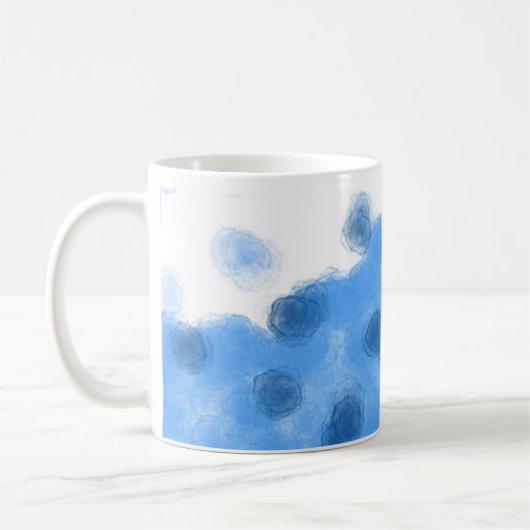 "BLUEBERRIES IN THE WASHER?!" Klassische Tasse, 11 Kaffeetasse (Links)