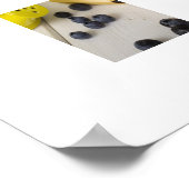 Blueberries Kitchen Art Poster (Ecke)