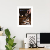 Blueberries Kitchen Art Poster (Heimbüro)
