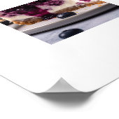 Blueberries Kitchen Art Poster (Ecke)