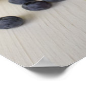 Blueberries Kitchen Art Poster (Ecke)
