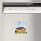 Blueberries-Korb Magnet (In Situ (Geschirrspüler))