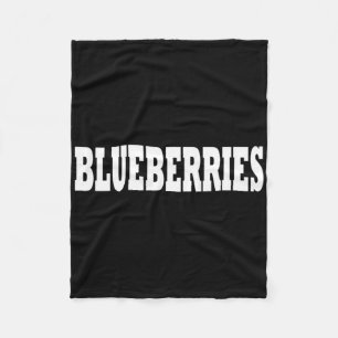 Blueberries Kostume Halloween Fleecedecke