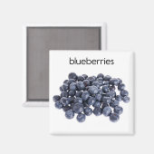 Blueberries Kühlschrank Magnet (Vorderseite/Rückseite)