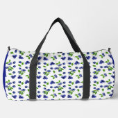 Blueberries Muster Berry Custom Duffle Bag (Vorderseite)