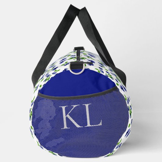 Blueberries Muster Berry Custom Duffle Bag (Rechts)