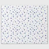 Blueberries Muster Geschenkpapier (Flach)