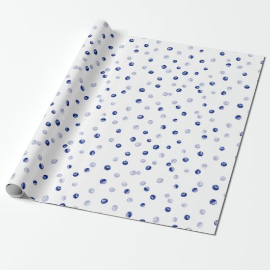 Blueberries Muster Geschenkpapier (Ungerollt)