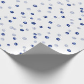 Blueberries Muster Geschenkpapier (Ecke)
