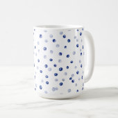 Blueberries Muster Kaffeetasse (VorderseiteRechts)