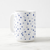 Blueberries Muster Kaffeetasse (Vorderseite Links)