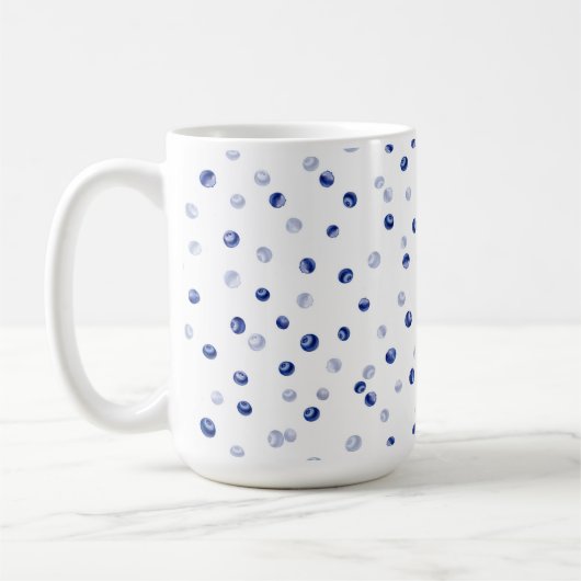 Blueberries Muster Kaffeetasse (Links)