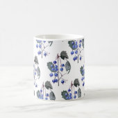 Blueberries Muster Kaffeetasse (Mittel)