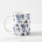 Blueberries Muster Kaffeetasse (Links)