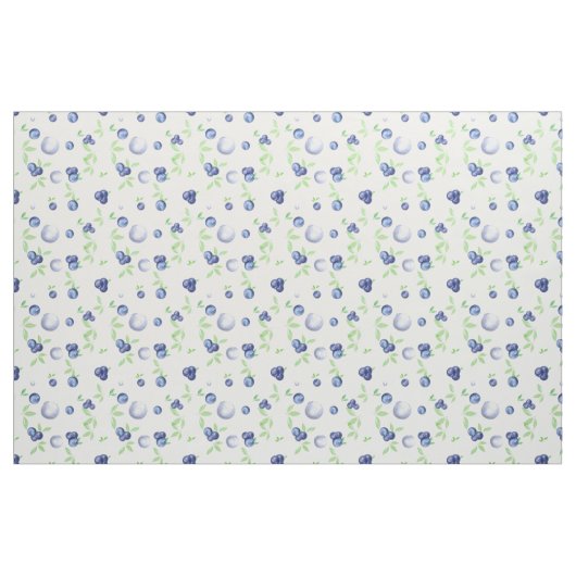 Blueberries Muster Stoff (Fat Quarter (45,7 x 55,9 cm))
