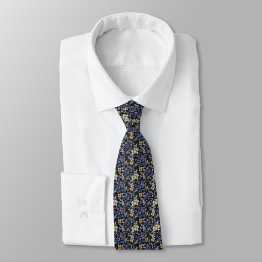 Blueberries Neck Tie Krawatte (Gebunden)